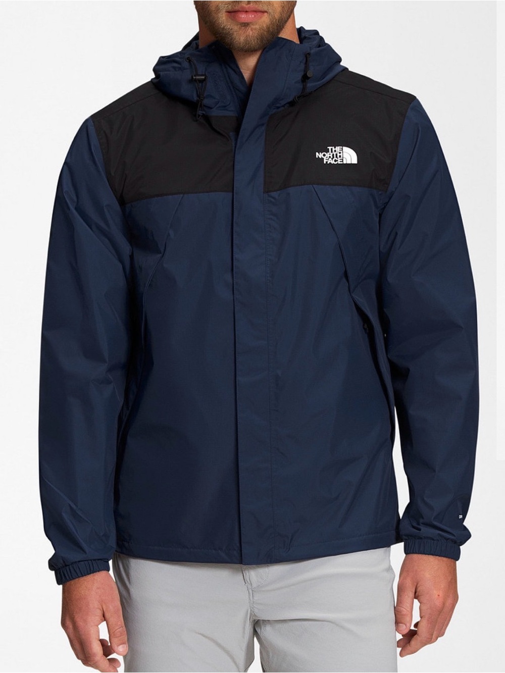 The North Face Antora DryVent Rain Jacket Navy Black Men’s Sz M. NWT